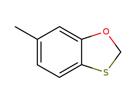 Molecular Structure of 23385-60-6 (1,3-Benzoxathiole, 6-methyl-)