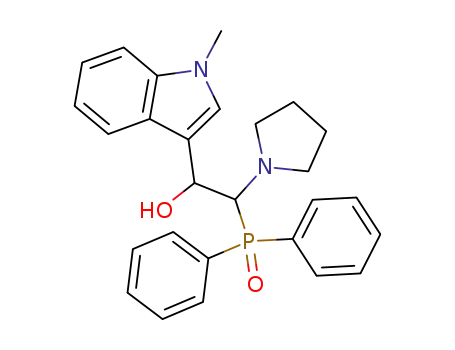 diphenyl-<2-hydroxy-2-(1-methylindol-3-yl)-1-(pyrrolidin-1-yl)ethyl>phosphine oxide