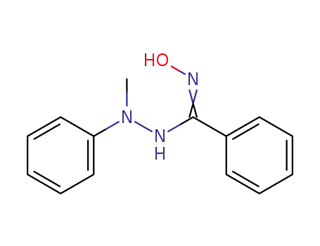 Molecular Structure of 13831-40-8 (<i>N</i>''-hydroxy-<i>N</i>-methyl-<i>N</i>-phenyl-benzamidrazone)