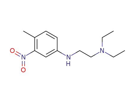 Molecular Structure of 91953-26-3 (<i>N</i>,<i>N</i>-diethyl-<i>N</i>'-(4-methyl-3-nitro-phenyl)-ethylenediamine)