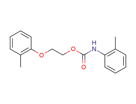Molecular Structure of 62643-88-3 (Carbamic acid, (2-methylphenyl)-, 2-(2-methylphenoxy)ethyl ester)
