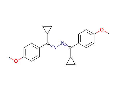 Molecular Structure of 102809-97-2 (Cyclopropyl-p-anisyl-keton-azin)