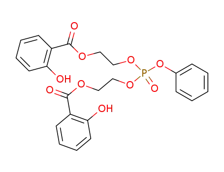 Molecular Structure of 125644-21-5 (phosphoric acid phenyl ester-bis-(2-salicyloyloxy-ethyl ester))