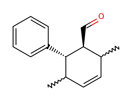 Molecular Structure of 108236-93-7 (2ξ,5ξ-dimethyl-6<i>t</i>-phenyl-cyclohex-3-ene-<i>r</i>-carbaldehyde)