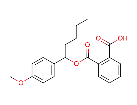 Phthalsaeure-mono-(1-(4-methoxy-phenyl)-pentyl)-ester