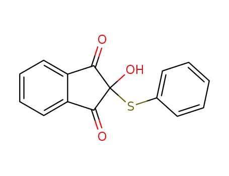 2-hydroxy-2-phenylsulfanyl-indan-1,3-dione