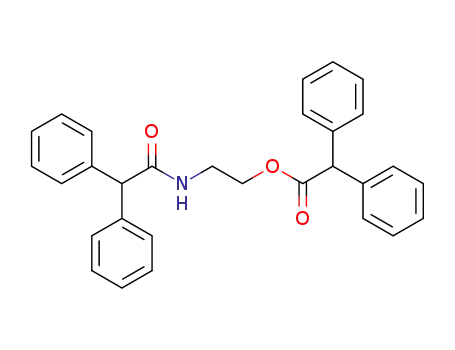 1-diphenylacetoxy-2-(2,2-diphenyl-acetylamino)-ethane