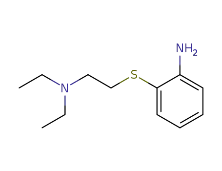 Molecular Structure of 833-87-4 (2-(2-Amino-phenylmercapto)-1-diaethylamino-aethan)