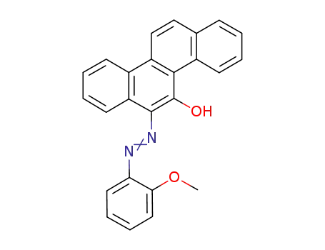6-<2-Methoxy-phenylazo>-5-hydroxy-chrysen