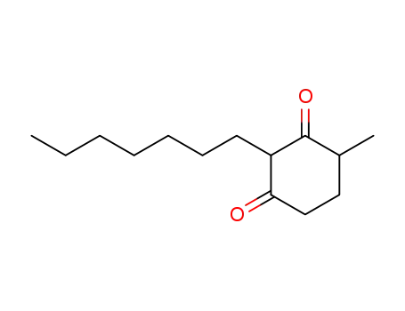 Molecular Structure of 109067-07-4 (2-heptyl-4-methyl-cyclohexane-1,3-dione)