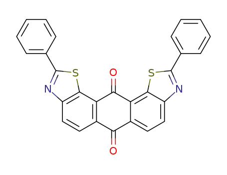 2,10-diphenyl-anthra[2,1-<i>d</i>;7,8-<i>d'</i>]bisthiazole-6,12-dione