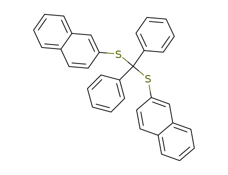 Naphthalene, 2,2'-[(diphenylmethylene)bis(thio)]bis-
