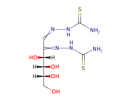 D-arabino-Hexos-2-ulose,bis[(aminothioxomethyl)hydrazone] (9CI) cas  13032-70-7