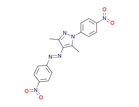 3,5-dimethyl-1-(4-nitro-phenyl)-4-(4-nitro-phenylazo)-1<i>H</i>-pyrazole