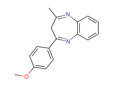 3H-1,5-Benzodiazepine, 2-(4-methoxyphenyl)-4-methyl-
