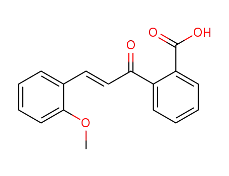 Benzoic acid, 2-[3-(2-methoxyphenyl)-1-oxo-2-propenyl]-