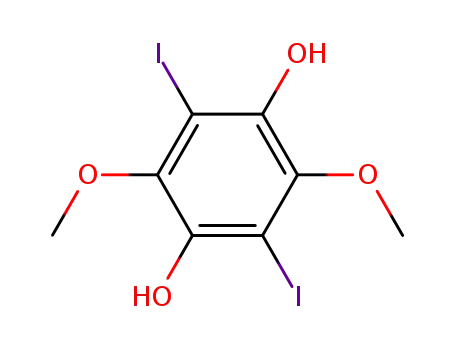 2,5-diiodo-3,6-dimethoxy-hydroquinone