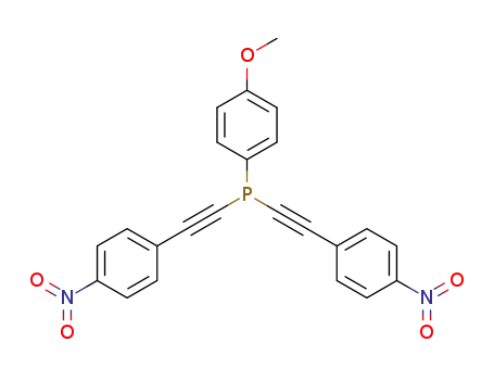 Bis-(p-nitrophenylethinyl)-(p-methoxyphenyl)-phosphin