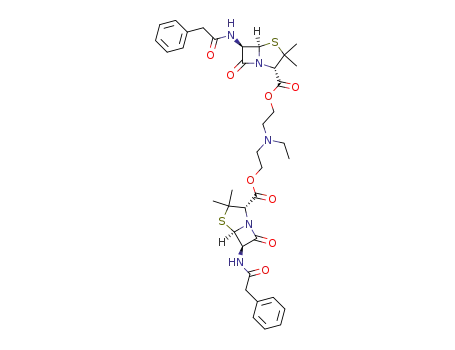 ethyl-bis-{2-[6β-(2-phenyl-acetylamino)-penicillanoyloxy]-ethyl}-amine