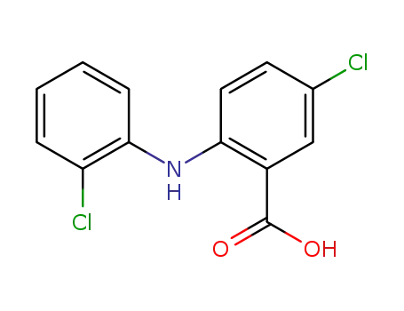 5-chloro-2-(2-chloro-anilino)-benzoic acid