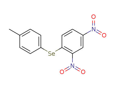 Molecular Structure of 1657-97-2 ((2,4-dinitro-phenyl)-<i>p</i>-tolyl selenide)
