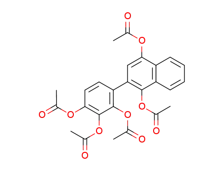 2-(2,3,4-Triacetoxyphenyl)-1,4-diacetoxynaphthalin