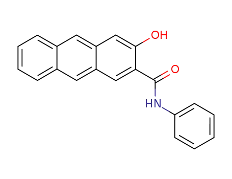 Molecular Structure of 102327-01-5 (2-Anthracenecarboxamide, 3-hydroxy-N-phenyl-)
