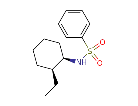 (+/-)-<i>cis</i>-2-benzenesulfonylamino-1-ethyl-cyclohexane