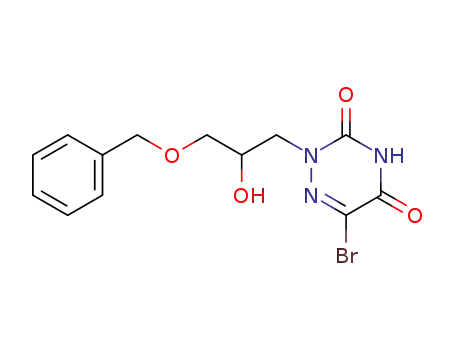 1-(3-benzyloxy-2-hydroxypropyl)-5-bromo-6-azauracil