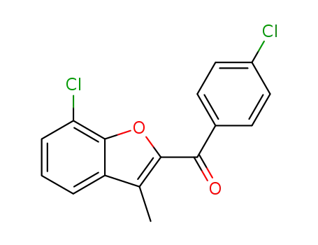 (7-chloro-3-methyl-benzofuran-2-yl)-(4-chloro-phenyl)-ketone