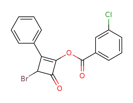 3-Chloro-benzoic acid 3-bromo-4-oxo-2-phenyl-cyclobut-1-enyl ester