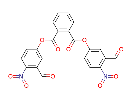 Molecular Structure of 102442-67-1 (phthalic acid bis-(3-formyl-4-nitro-phenyl ester))