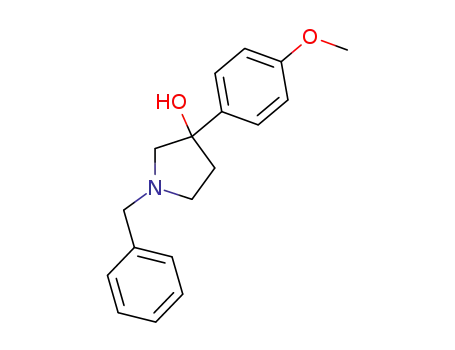1-benzyl-3-(4-methoxy-phenyl)-pyrrolidin-3-ol