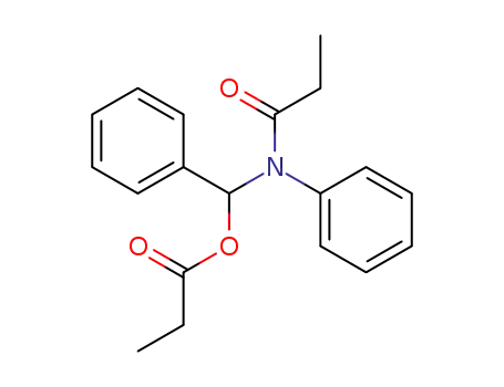 N-(α-Propionyloxybenzyl)-anilinpropionat
