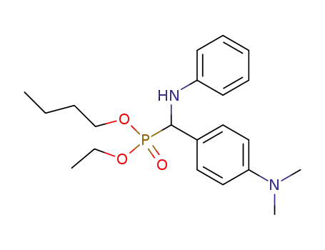 (α-anilino-4-dimethylamino-benzyl)-phosphonic acid ethyl ester-butyl ester