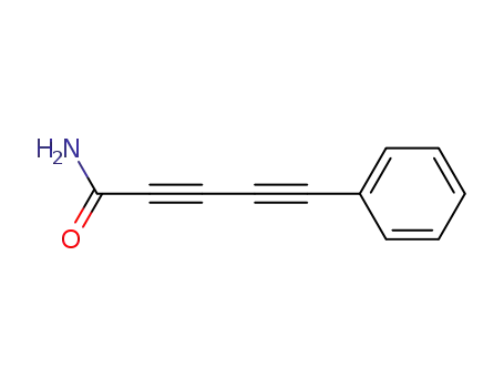 Molecular Structure of 91059-48-2 (5-phenyl-penta-2,4-diynoic acid amide)