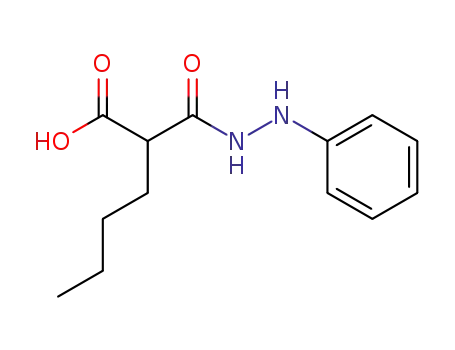 2-(R,S)-<1-phenyl-hydrazinocarbonyl>-hexanoic acid