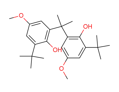 6,6'-di-<i>tert</i>-butyl-4,4'-dimethoxy-2,2'-isopropylidene-di-phenol
