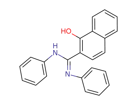 1-hydroxy-<i>N</i>,<i>N</i>'-diphenyl-[2]naphthamidine