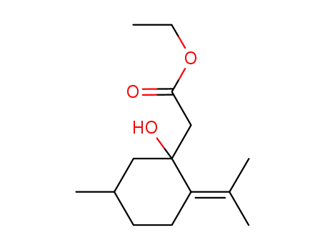 (3-hydroxy-<i>p</i>-menth-4<sup>(8)</sup>-en-3-yl)-acetic acid ethyl ester