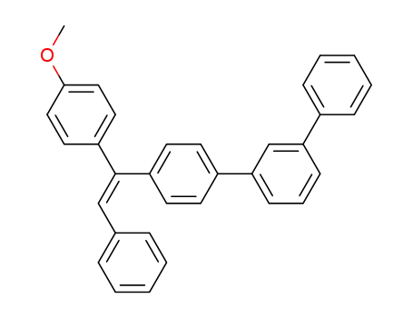 4-(4-biphenyl-3-yl-stilben-α-yl)-anisole