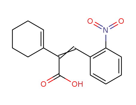 2-cyclohex-1-enyl-3ξ-(2-nitro-phenyl)-acrylic acid