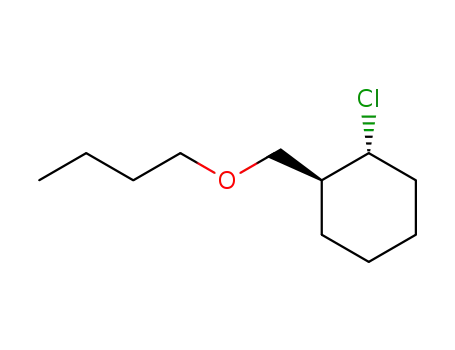 (+/-)-butyl-(<i>trans</i>-2-chloro-cyclohexylmethyl)-ether