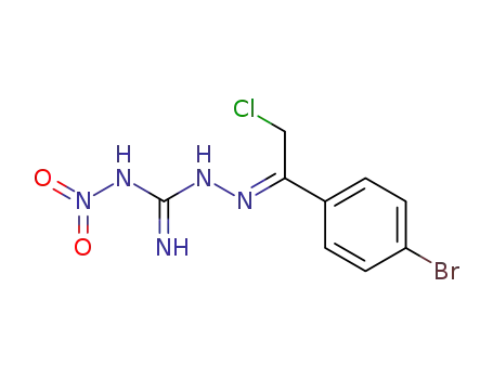 <i>N</i>-[1-(4-bromo-phenyl)-2-chloro-ethylidenamino]-<i>N</i>'-nitro-guanidine