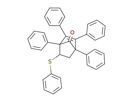 1,2,3,4-tetraphenyl-5-phenylsulfanyl-norborn-2-en-7-one