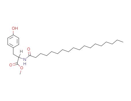 Molecular Structure of 122445-73-2 (Tyrosine, N-(1-oxooctadecyl)-, methyl ester)