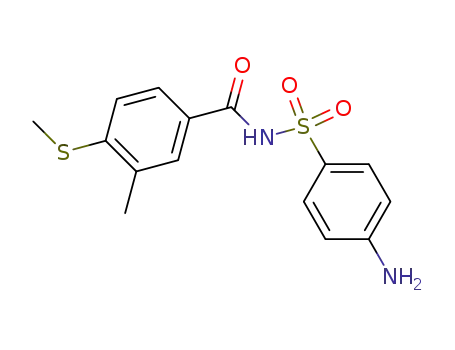3-methyl-4-methylsulfanyl-benzoic acid sulfanilylamide