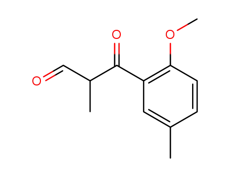 3-(2-methoxy-5-methyl-phenyl)-2-methyl-3-oxo-propionaldehyde