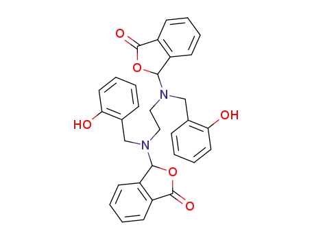 Molecular Structure of 124129-19-7 (<i>N</i>,<i>N</i>'-diphthalidyl-<i>N</i>,<i>N</i>'-disalicyl-ethylenediamine)