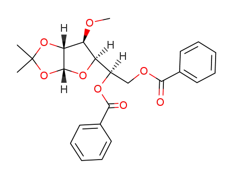 <i>O</i><sup>5</sup>,<i>O</i><sup>6</sup>-dibenzoyl-<i>O</i><sup>1</sup>,<i>O</i><sup>2</sup>-isopropylidene-<i>O</i><sup>3</sup>-methyl-α-D-glucofuranose